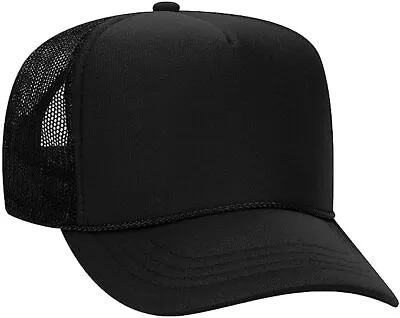 CLOSEOUT SALE!! OTTO CAP 5 Panel High Crown Mesh Back Youth Trucker Hat 68-216 • $9.25