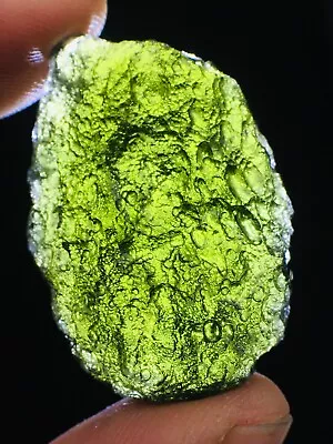 Meteorite Moldavite Green Impact Fragment Meteor Stone Space Asteroid+coa 50ct • $0.99