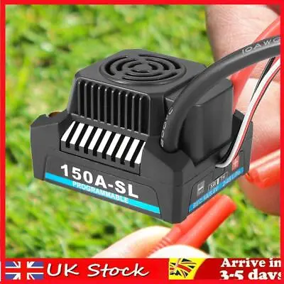 Brushless ESC With 5A/5.8V BEC Electric Speed Controller For 1/8 RC Car (150A) • £28.90