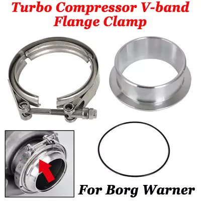 Turbo Compressor V-band Flange Clamp For Borg Warner S400 S400SX S400SXE S500SX • $34.99