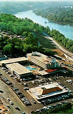 Postcard Chrome Marriott Key Bridge  Motor Hotel Washington DC Aerial View PC703 • $3.49