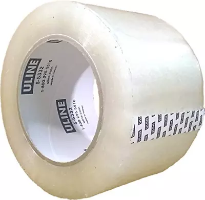 Packing Tape 3 Inch X 110 Yard 2.6 Mil Crystal Clear Industrial Plus Tape By Of • $30.39