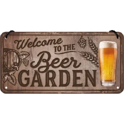 Hanging Sign By Nostalgic Art - Welcome To The Beer Garden • £7.95