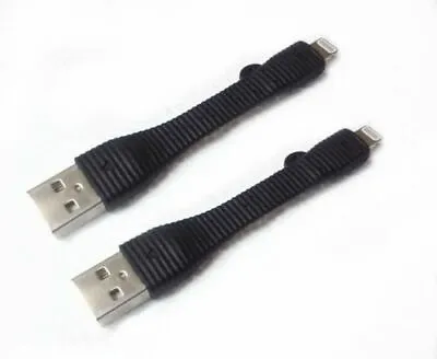 2pcs Short Flex USB Charger Cables For Apple IPhone 11 7 8 X XS XR 5 SE Original • $17.11