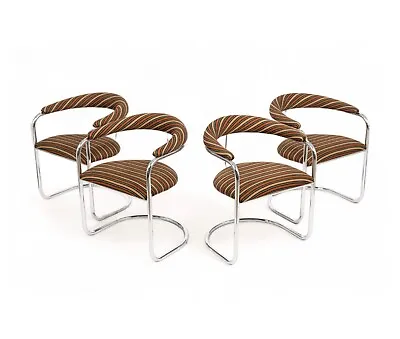 Vintage Mid Century Dining Chairs By Anton Lorenz For Thonet 1970s • $4420