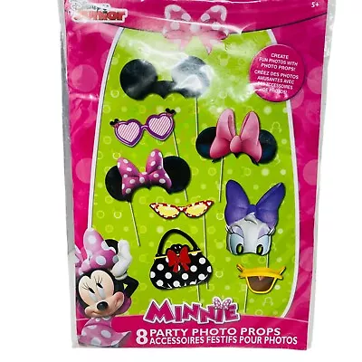 Disney Junior Minnie Mouse 8 Party Photo Props For Birthday/Party • $4.99