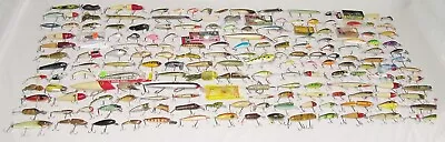 Huge Lot Of 177 Vintage Fishing Lures Heddon Creek Chub South Bend Arbogast + • $265