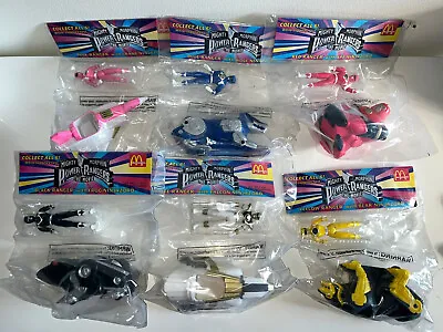 Vintage 1994 Power Rangers McDonalds Happy Meal Toys Sealed Complete Set Of 6 • $75