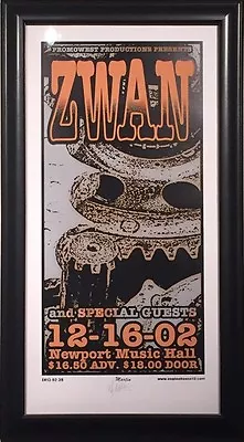 Zwan Original Concert Poster Signed By Mike Martin • $129