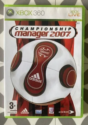 Championship Manager 2007 (Microsoft Xbox 360 2007) Tested And Working • £11