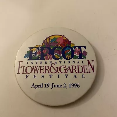 Walt Disney World Epcot Flower & Garden International Festival 1996 Button • $4.99