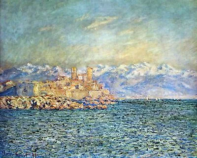 The Old Fort In Antibes By Claude Monet Art Painting Print • $7.99