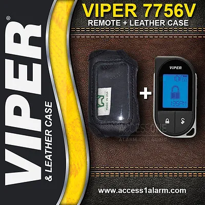 Viper 7756V 2-Way 1-Mile LCD Remote USB And Leather Case For The Viper 4706V • $140.99