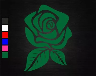 £2.11 • Buy Rose Flower Plant Vinyl Decal Sticker Car/van/wall/door/laptop/tablet/home