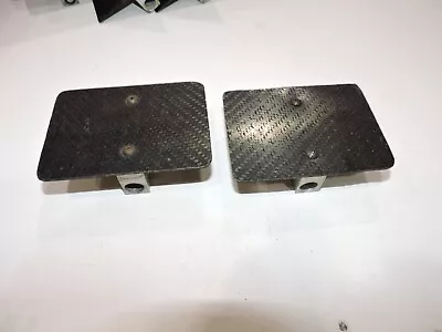 (2)  Carbon Fiber 3  X 4  Frame Rail Ends Caps Late Model Nascar • $32