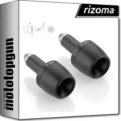 Rizoma Ma532b Couple Bar-end Plugs Ducati Diavel 2014 14 2015 15 • $59.58