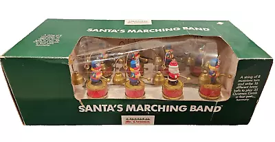 1991 Mr. Christmas Santa's Marching Band Brass Bells 35 Christmas Carols • $149.75