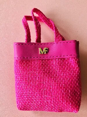 Zuru Mini Brands Fashion Pink Beach Tote Canvas Style Purse Barbie Doll Size • $6.50