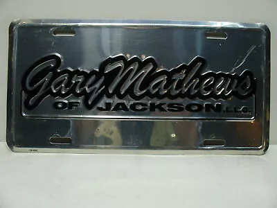 Booster License Plate     Gary Mathews  Of      Jackson TN         8201b • $24.99