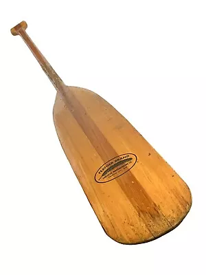 Wooden Paddle Large 59” Feather Brand Vintage Man Cave Cabin Resort Decor • $100