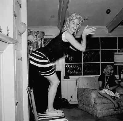 $9 • Buy Actress Irish Mccalla Attends A Party In LA 1956 OLD PHOTO