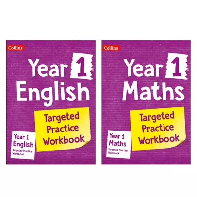 Year 1 Maths & English Targeted Practice Workbook KS1 • £14.99