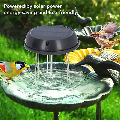 Solar Powered Water Agitator 5V 0.5W Solar Panel Wiggler With Bracket For Bird • $15.10