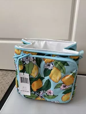 Vera Bradley Lunch Cooler Insulated Bag Lemon Grove Travel Stay Cooler *Retired* • $45