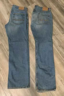 Lot Of 2 Men's American Eagle  Made To Last  Classic Bootcut Jeans Size 34x36 • $29.99