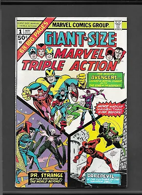 Giant-Size Marvel Triple Action #1 Reprint 60's Avengers Daredevil Strange Tales • $24.50