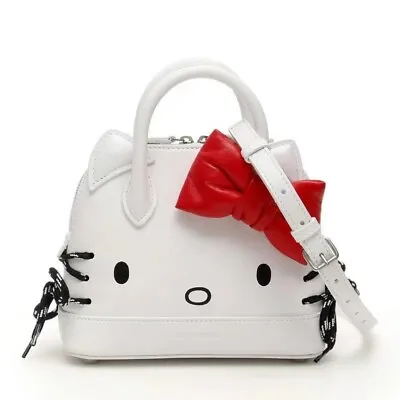 Hello Kitty Bow Big Face Cat Ears Styling Tote Crossbody Bag • £17.99