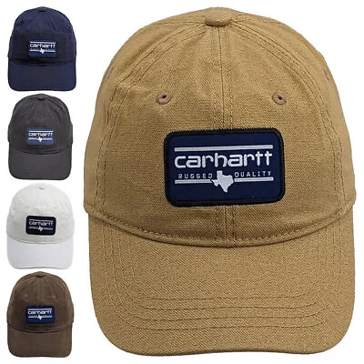 CARHARTT Mens Baseball Cap Summer Casual Unisex Trucker Coffee Adjustable Hat • £14.50