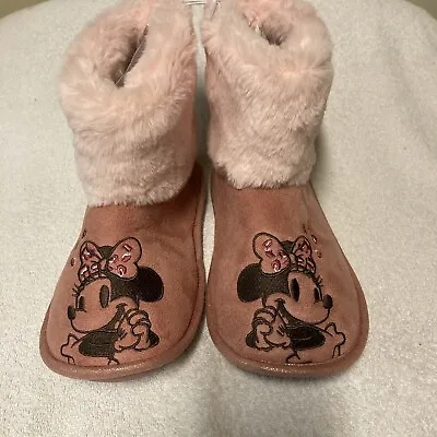 Disney Minni Mouse Pink Slippers Size L • $25