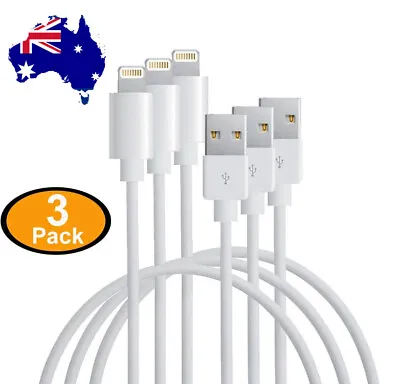 $6.99 • Buy 3X Fast USB Cable Charger Cord Charging For Apple IPhone 7 8 X 11 12 13 Pro Ipad