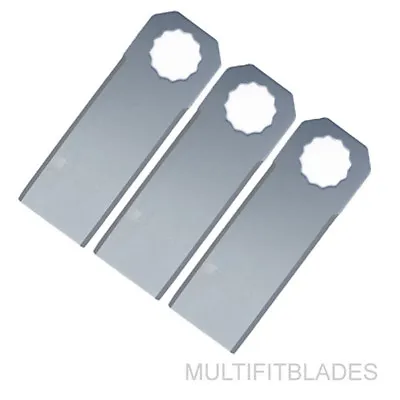 £12.55 • Buy 3 X Large Straight Oscillating Sealant Blades - Fein Supercut, Festool Vecturo  