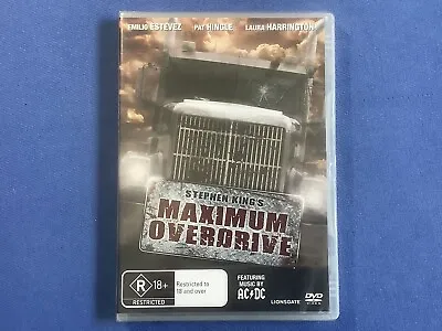 Maximum Overdrive (DVD 1986) Stephen Kings - Brand New Sealed Region 4 • $10.91