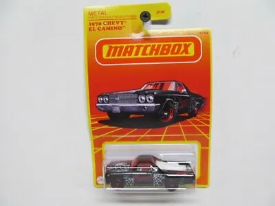 NEW Matchbox RETRO - Black - The WIDOW '70 Chevy El Camino • $3.99