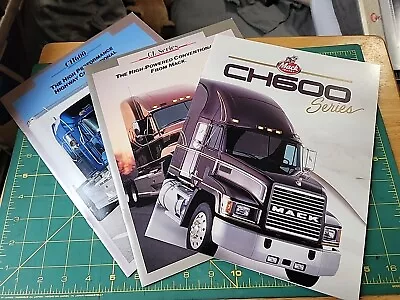 3 1989-94  Mack Truck Brochures CL Series & CH600 Conventional Cab  • $16.96