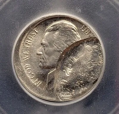 $175.99 • Buy 5c Nickel Off Center Partial Brockage Broadstruck Mint Mistake Error Coin
