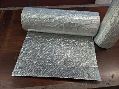 0.5m X 5m Rolls Shed Insulation - Single Foil Bubble Insulation Caravan Tent • £5.95