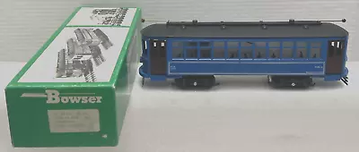 Bowser O-gauge 551-050131 Blue Ac Powered Brill Trolley In Ob • $129.99