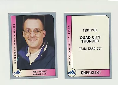 Partial Team Set Of 1991/92 ProCards Quad City Thunder (PEO)  • $3.50