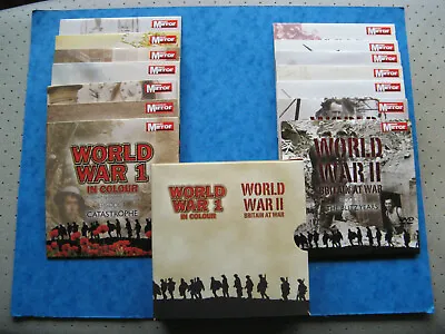 DAILY MIRROR / WORLD WAR 1 & 2IN COLOUR / CLASSIC ITV SERIES / BOX SET 14 DVDs  • £4.99