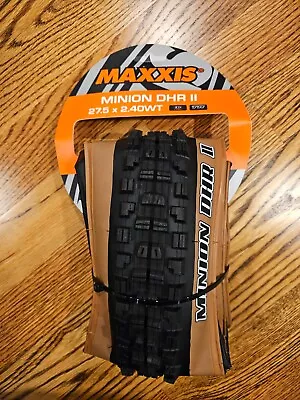 Maxxis Minion DHR II 27.5X2.40WT Bicycle Tire - Black/Tan • $59