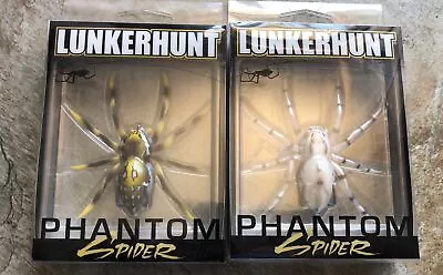 Lunkerhunt Phantom Spider Topwater Bass Surface Bait Fishing Lure Lot Of 2 • $26