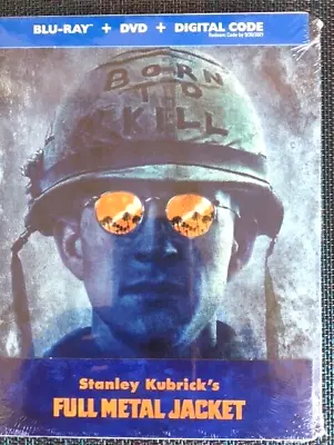 Stanley Kubrick's FULL METAL JACKET-1987 (Blu-Ray-DVD-Digital Steelbook) NEW OOP • $75