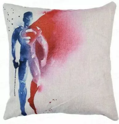 SUPERMAN Standing  Figure LINEN COTTON Marvel Comics CUSHION COVER UK Sale  • £3.99