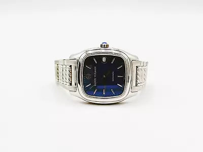 David Yurman Stainless Steel Blue Dial Automatic Watch • $1295