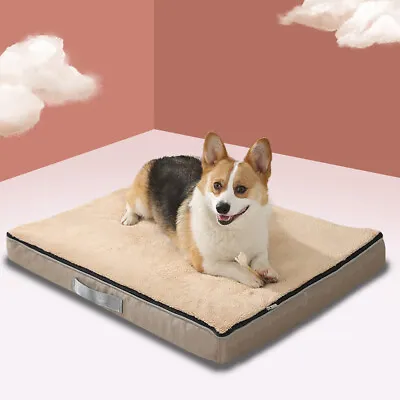 4  Orthopedic Memory Foam Dog Bed Pet Sleeping Cushion Sofa Removable Washable • $19.64