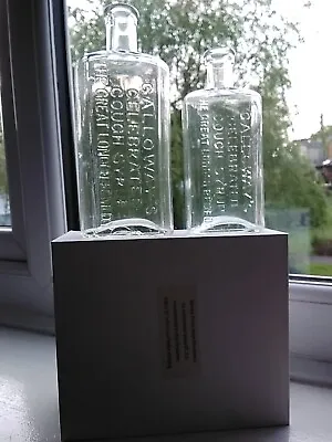 £6.50 • Buy Vintage Clear Glass Medicine Bottles